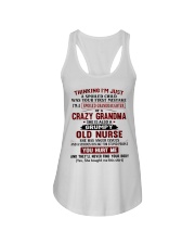 A GRUMPY OLD NURSE - GRANDMA TO GRANDDAUGHTER Ladies Flowy Tank tile