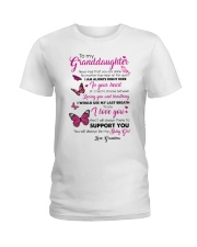 I LOVE YOU - LOVELY GIFT FOR GRANDDAUGHTER Ladies T-Shirt tile