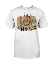 I LOVE BEING A NANOO - PERFECT GIFT FOR NANOO Premium Fit Mens Tee tile