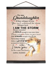 I AM THE STORM - TO GRANDDAUGHTER FROM NANOO Hanging Canvas tile