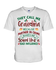 They Call Me Grandma - Perfect Gift For Grandma V-Neck T-Shirt tile