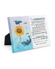 LIFE IS LIKE THE OCEAN - LOVELY GIFT FOR GRANDDAUGHTER Easel-Back Gallery Wrapped Canvas tile