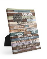 I LOVE YOU - AMAZING GIFT FOR GRANDSON Easel-Back Gallery Wrapped Canvas tile