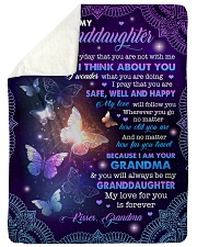 I THINK ABOUT YOU - GRANDMA TO GRANDDAUGHTER Sherpa Fleece Blanket tile