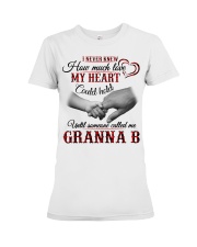 HOW MUCH LOVE MY HEART - LOVELY GIFT FOR GRANDMA Premium Fit Ladies Tee tile