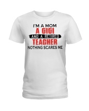 AND A RETIRED - PERFECT GIFT FOR TEACHER Ladies T-Shirt tile