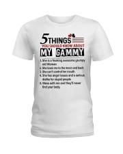 5 THINGS ABOUT GAMMY - AMAZING GIFT FOR GRANDKIDS Ladies T-Shirt tile