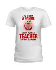 NOTHING SCARES ME - PERFECT GIFT FOR NANNIE Ladies T-Shirt tile