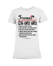 5 THINGS YOU SHOULD KNOW ABOUT MY YIA YIA Premium Fit Ladies Tee tile
