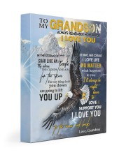 HOW MUCH I LOVE YOU - TO GRANDSON FROM GRANDMA 11x14 Gallery Wrapped Canvas Prints front