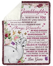 BELIEVE IN YOURSELF - TO GRANDDAUGHTER FROM GRAMS Sherpa Fleece Blanket tile