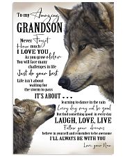 JUST DO YOUR BEST - BEST GIFT FOR GRANDSON 11x17 Poster front