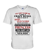 YOU CAN'T SCARE ME - SPECIAL GIFT FOR GRANDCHILD V-Neck T-Shirt tile