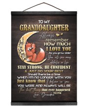 STAY SRONG BE CONFIDENT - GRANDMA TO GRANDDAUGHTER Hanging Canvas tile