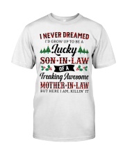 I NEVER DREAMED - AMAZING GIFT FOR SON-IN-LAW Premium Fit Mens Tee tile