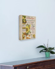 You Are My Sunshine - Amazing Gift For Granddaughter 11x14 Gallery Wrapped Canvas Prints aos-canvas-pgw-11x14-lifestyle-front-01