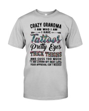 I Have Tattos Pretty Eyes - Perfect Gift For Grandma Classic T-Shirt tile