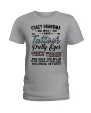 I Have Tattos Pretty Eyes - Perfect Gift For Grandma Ladies T-Shirt tile