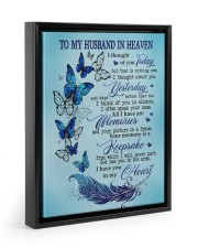 I HAVE YOU IN MY HEART Floating Framed Canvas Prints Black tile