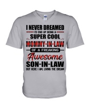LIVING THE DREAM - LOVELY GIFT FOR MOMMY-IN-LAW V-Neck T-Shirt tile