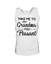 Take Me To My Grandma You Peasant Unisex Tank tile