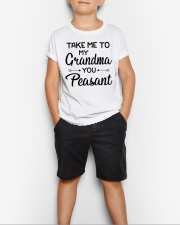 Take Me To My Grandma You Peasant Youth T-Shirt lifestyle-youth-tshirt-front-1