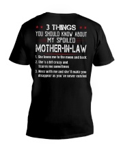3 THINGS YOU SHOULD KNOW ABOUT MY MOTHER-IN-LAW V-Neck T-Shirt tile