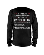 3 THINGS YOU SHOULD KNOW ABOUT MY MOTHER-IN-LAW Long Sleeve Tee tile