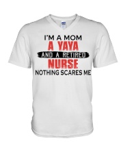 AND A RETIRED - PERFECT GIFT FOR NURSE V-Neck T-Shirt tile