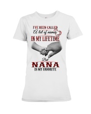 NANA IS MY FAVORITE - GIFT FOR NANA Premium Fit Ladies Tee tile
