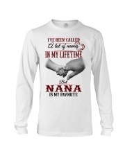 NANA IS MY FAVORITE - GIFT FOR NANA Long Sleeve Tee tile
