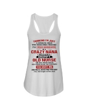 I'M A SPOILED GRANDDAUGHTER OF A CRAZY NANA Ladies Flowy Tank tile
