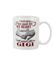 NEVER KNEW HOW MUCH LOVE MY HEART - GIGI Mug tile