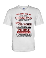 YOU CAN'T TELL ME - GREAT GIFT FOR GRANDSON V-Neck T-Shirt tile