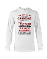 YOU CAN'T TELL ME - GREAT GIFT FOR GRANDSON Long Sleeve Tee tile