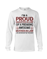 I'm A Proud Daughter-in-law Of A Freaking Awesome Mother-in-law Long Sleeve Tee tile