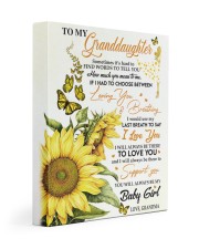 I LOVE YOU - AMAZING GIFT FOR GRANDDAUGHTER 11x14 Gallery Wrapped Canvas Prints front