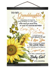I LOVE YOU - AMAZING GIFT FOR GRANDDAUGHTER Hanging Canvas tile