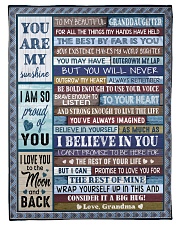 I BELIEVE IN YOU - GRANDMA TO GRANDDAUGHTER Small Fleece Blanket - 30" x 40" front