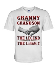 THE LEGEND AND THE LEGACY - GIFT FOR GRANNY V-Neck T-Shirt tile