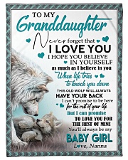 I LOVE YOU - GREAT GIFT FOR GRANDDAUGHTER Small Fleece Blanket - 30" x 40" front