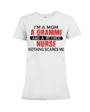 AND A RETIRED - PERFECT GIFT FOR NURSE Premium Fit Ladies Tee tile