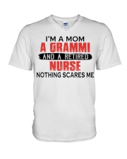 AND A RETIRED - PERFECT GIFT FOR NURSE V-Neck T-Shirt tile