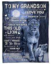 THIS OLD LION - SPECIAL GIFT FOR GRANDSON Small Fleece Blanket - 30" x 40" front