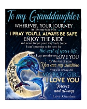 I LOVE YOU - BEST GIFT FOR GRANDDAUGHTER Quilt 50"x60" - Throw front