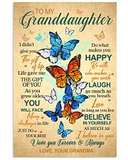 I LOVE YOU FOREVER AND ALWAYS - BEST GIFT FOR GRANDDAUGHTER 11x17 Poster front