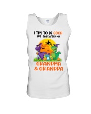 I Try To Be Good But I Take After My Grandma & Grandpa Unisex Tank tile