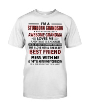 SHE IS MY BEST FRIEND - LOVELY GIFT FOR GRANDSON Classic T-Shirt tile