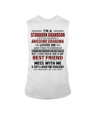 SHE IS MY BEST FRIEND - LOVELY GIFT FOR GRANDSON Sleeveless Tee tile