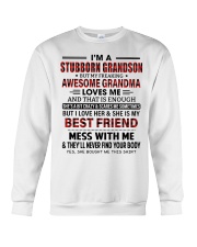 SHE IS MY BEST FRIEND - LOVELY GIFT FOR GRANDSON Crewneck Sweatshirt tile